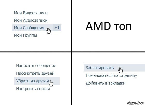 AMD топ, Комикс  Удалить из друзей