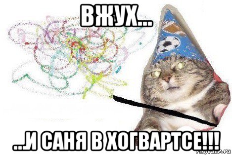 вжух… …и саня в хогвартсе!!!, Мем Вжух мем