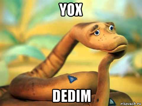 yox dedim