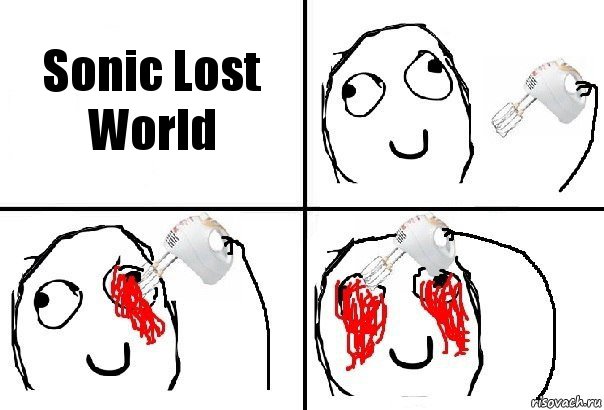 Sonic Lost World, Комикс  глаза миксер