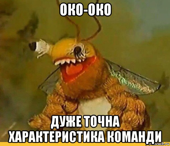 око-око дуже точна характеристика команди