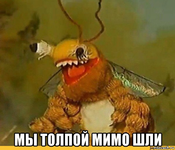  мы толпой мимо шли