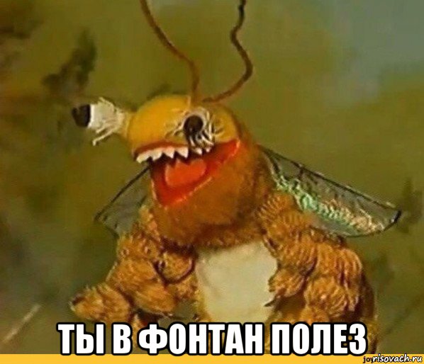  ты в фонтан полез