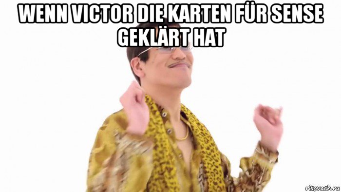 wenn victor die karten für sense geklärt hat 