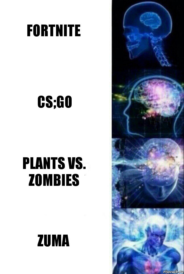 fortnite cs;go Plants vs. zombies ZUMA, Комикс  Сверхразум
