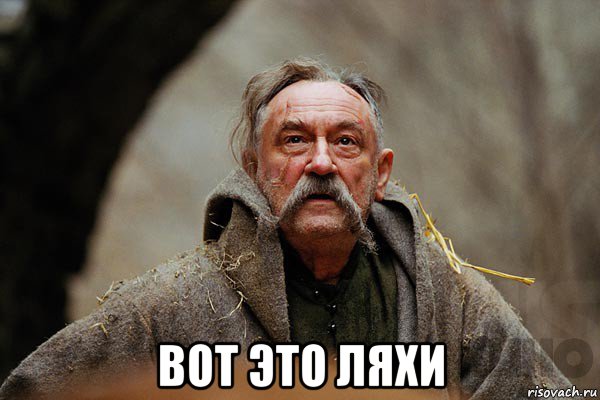  вот это ляхи, Мем Тарас Бульба мем