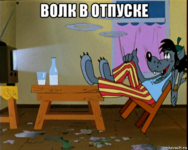 волк в отпуске 