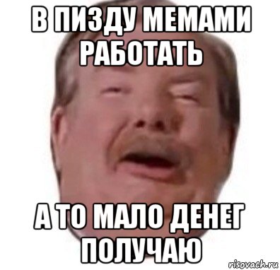 в пизду мемами работать а то мало денег получаю, Мем Формат rar