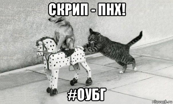 скрип - пнх! #оубг, Мем Катись к хуям