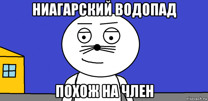 ниагарский водопад похож на член