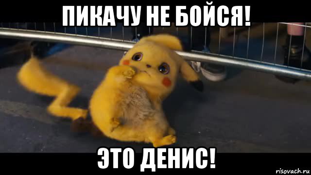 пикачу не бойся! это денис!