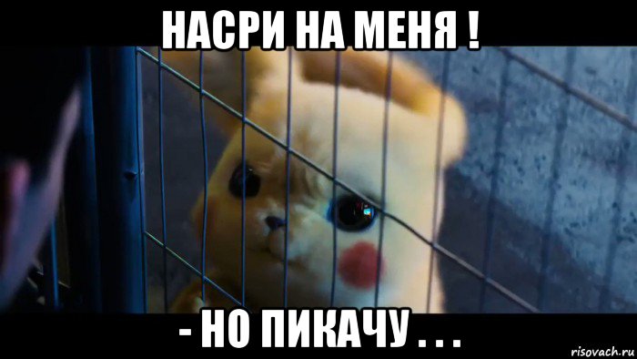 насри на меня ! - но пикачу . . .