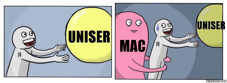 Uniser Mac Uniser, Комикс Я и жизнь