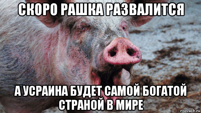 скоро рашка развалится а усраина будет самой богатой страной в мире, Мем Крым наш