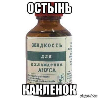 остынь какленок