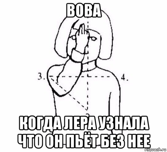 вова когда лера узнала что он пьёт без нее, Мем  Перекреститься