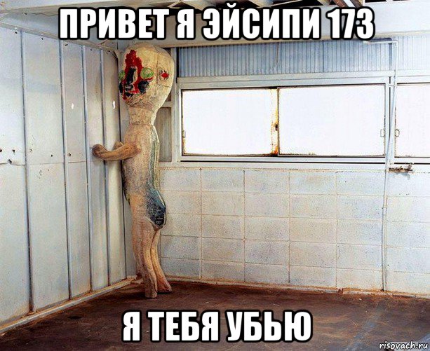 привет я эйсипи 173 я тебя убью