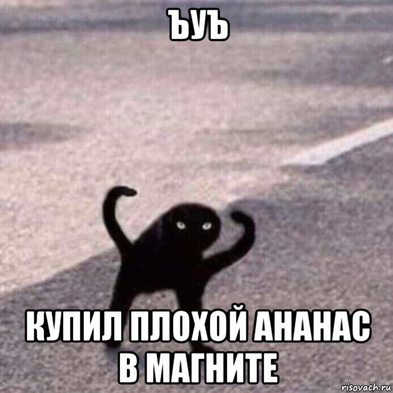 ъуъ купил плохой ананас в магните
