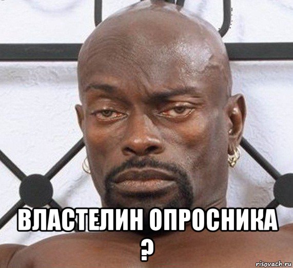  властелин опросника ?