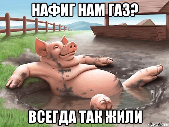 нафиг нам газ? всегда так жили