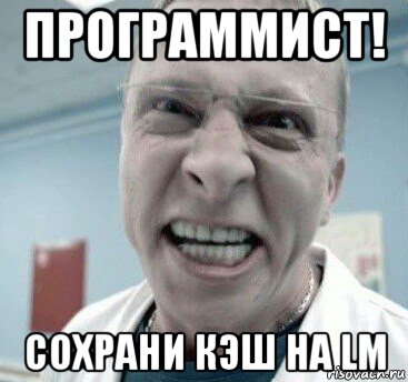 программист! сохрани кэш на lm