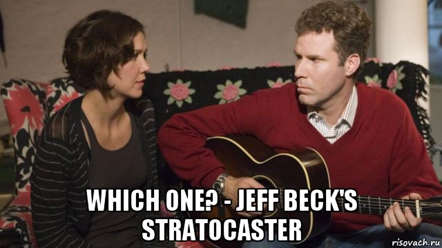  which one? - jeff beck's stratocaster