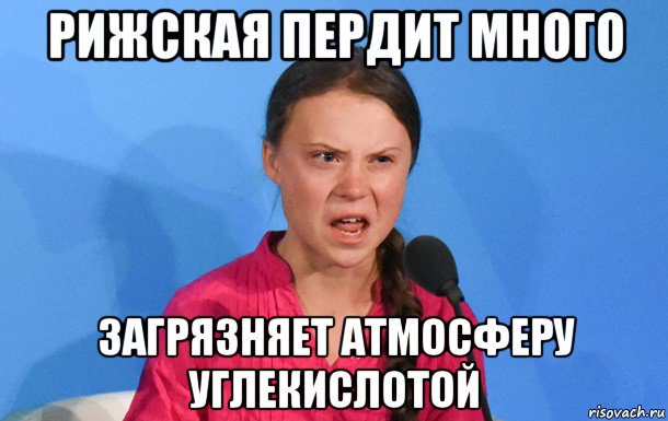 рижская пердит много загрязняет атмосферу углекислотой