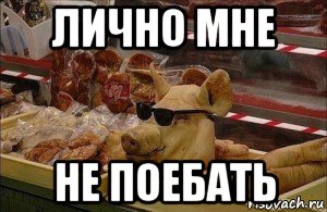 лично мне не поебать, Мем Лично мне поебать