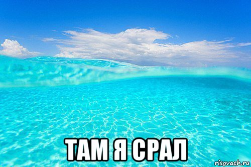  там я срал, Мем Море