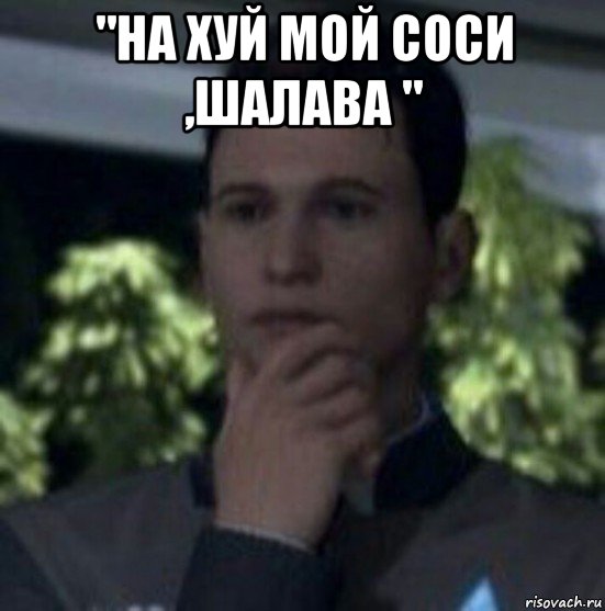 "на хуй мой соси ,шалава " 