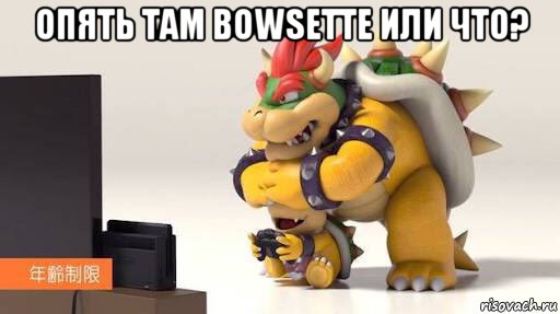 опять там bowsette или что? , Мем Ни сматри боузер