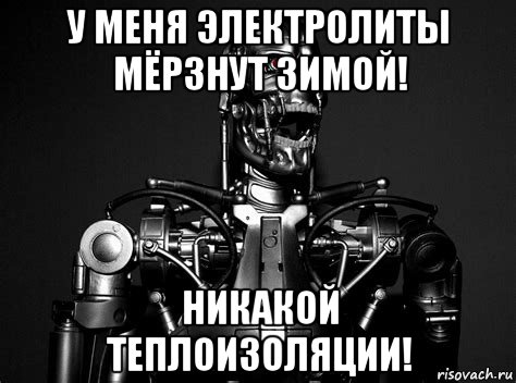 у меня электролиты мёрзнут зимой! никакой теплоизоляции!