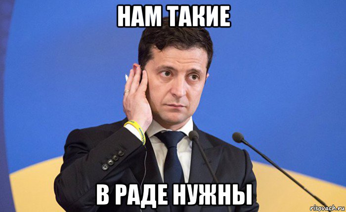 нам такие в раде нужны, Мем Зеленский