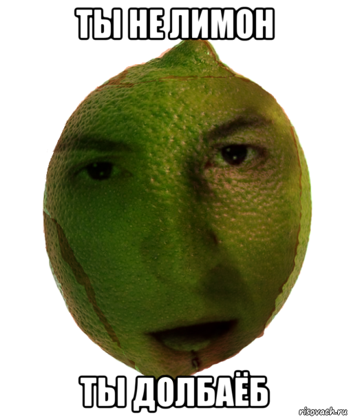 ты не лимон ты долбаёб