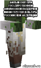 фильм снят при государственной финансовой поддержке министерства культуры российской федерации 