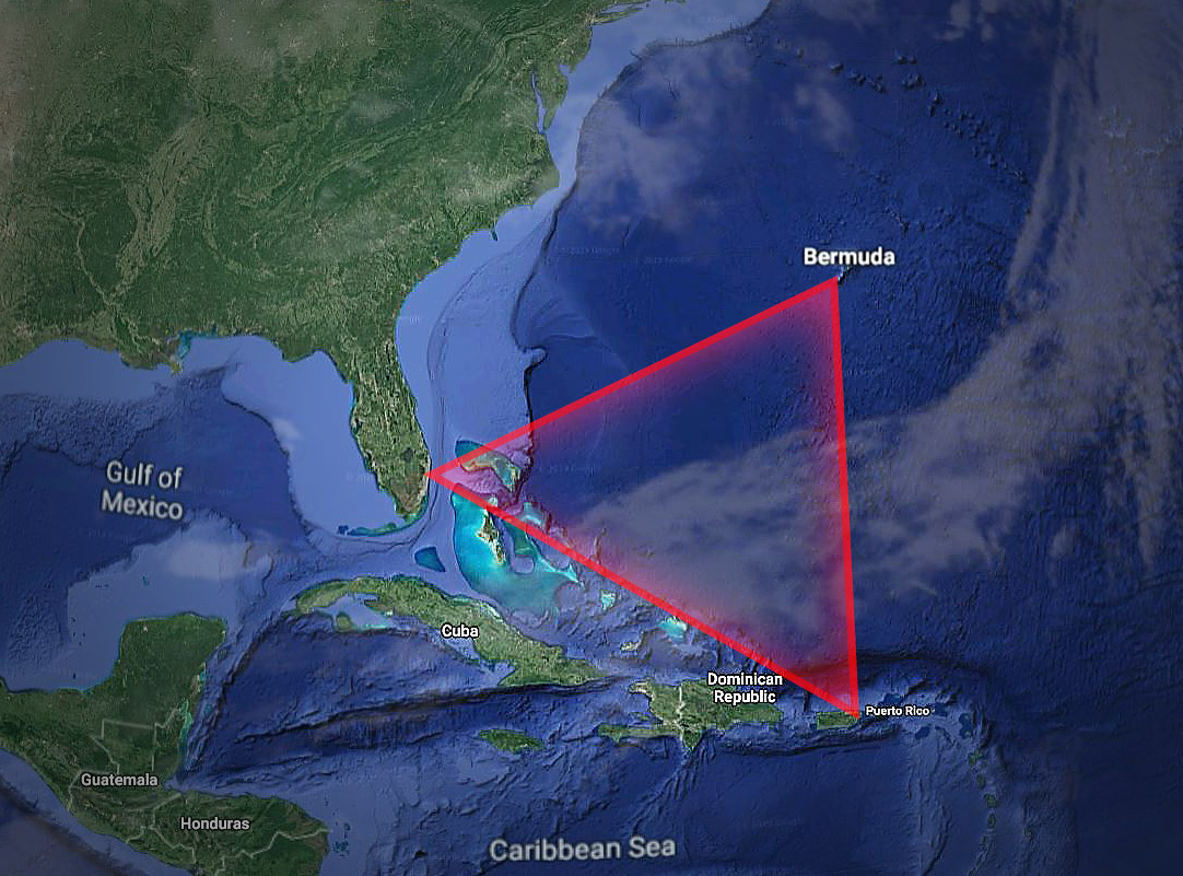 Шаблон Bermuda Triangle - Рисовач .Ру.