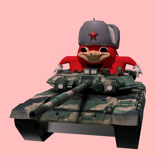 Шаблон Уганда наклз на танке - Рисовач .Ру