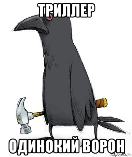 триллер одинокий ворон, Мем 34