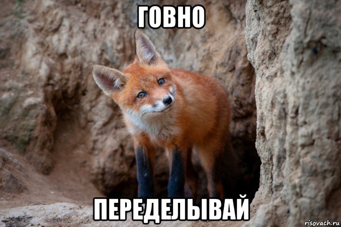 говно переделывай