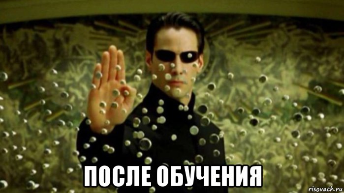  после обучения, Мем Нео
