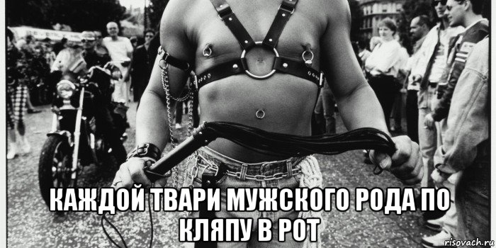  каждой твари мужского рода по кляпу в рот, Мем Шутки про мазохизм бдсм и тд