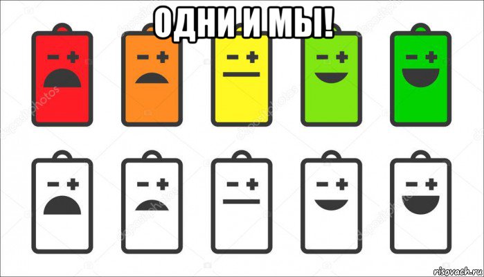 одни и мы! , Мем Батарея