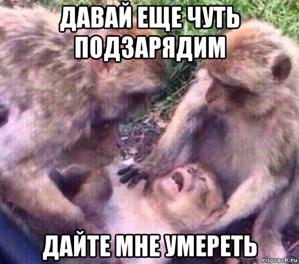 давай еще чуть подзарядим дайте мне умереть
