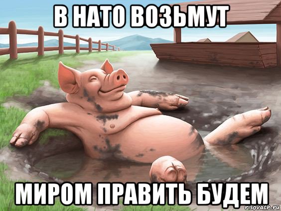 в нато возьмут миром править будем