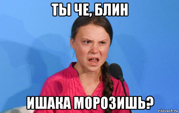 ты че, блин ишака морозишь?