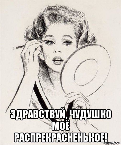  здравствуй, чудушко моё распрекрасненькое!, Мем Макияж