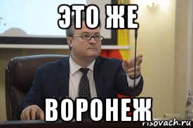 это же воронеж, Мем Мэрворонеж