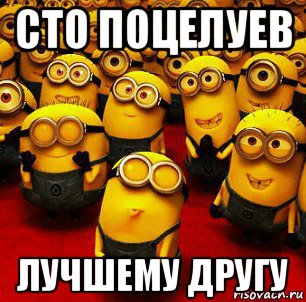 сто поцелуев лучшему другу, Мем Миньоны