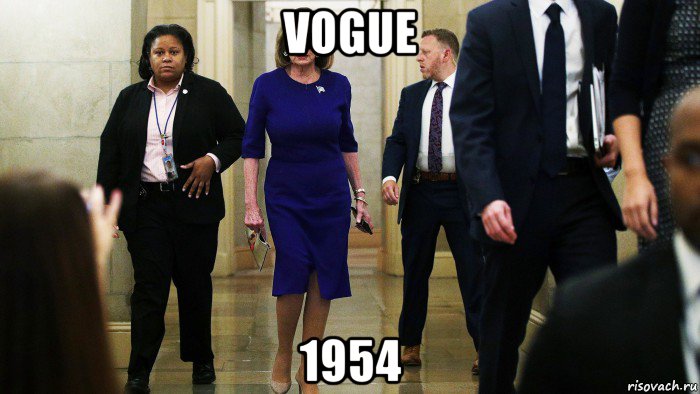 vogue 1954, Мем Pelosi