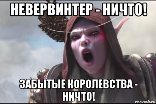 невервинтер - ничто! забытые королевства - ничто!
